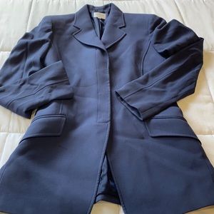 Armani Collezioni blue long blazer